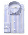 Grapemist Blue University Stripes Oxford