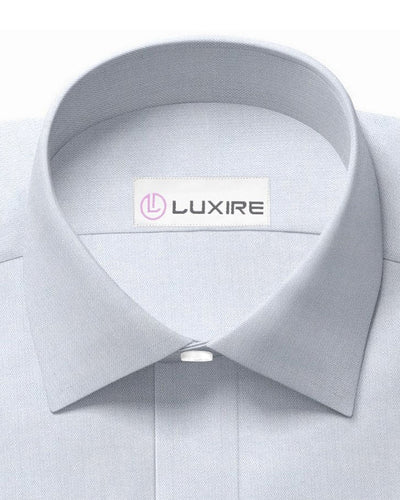 Zegna: Babyblauer Baumwoll-Chambray