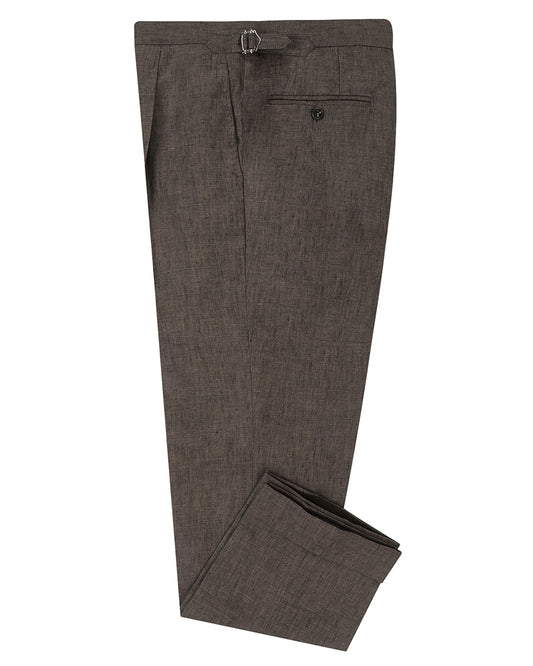 Drab Brown Linen Pants