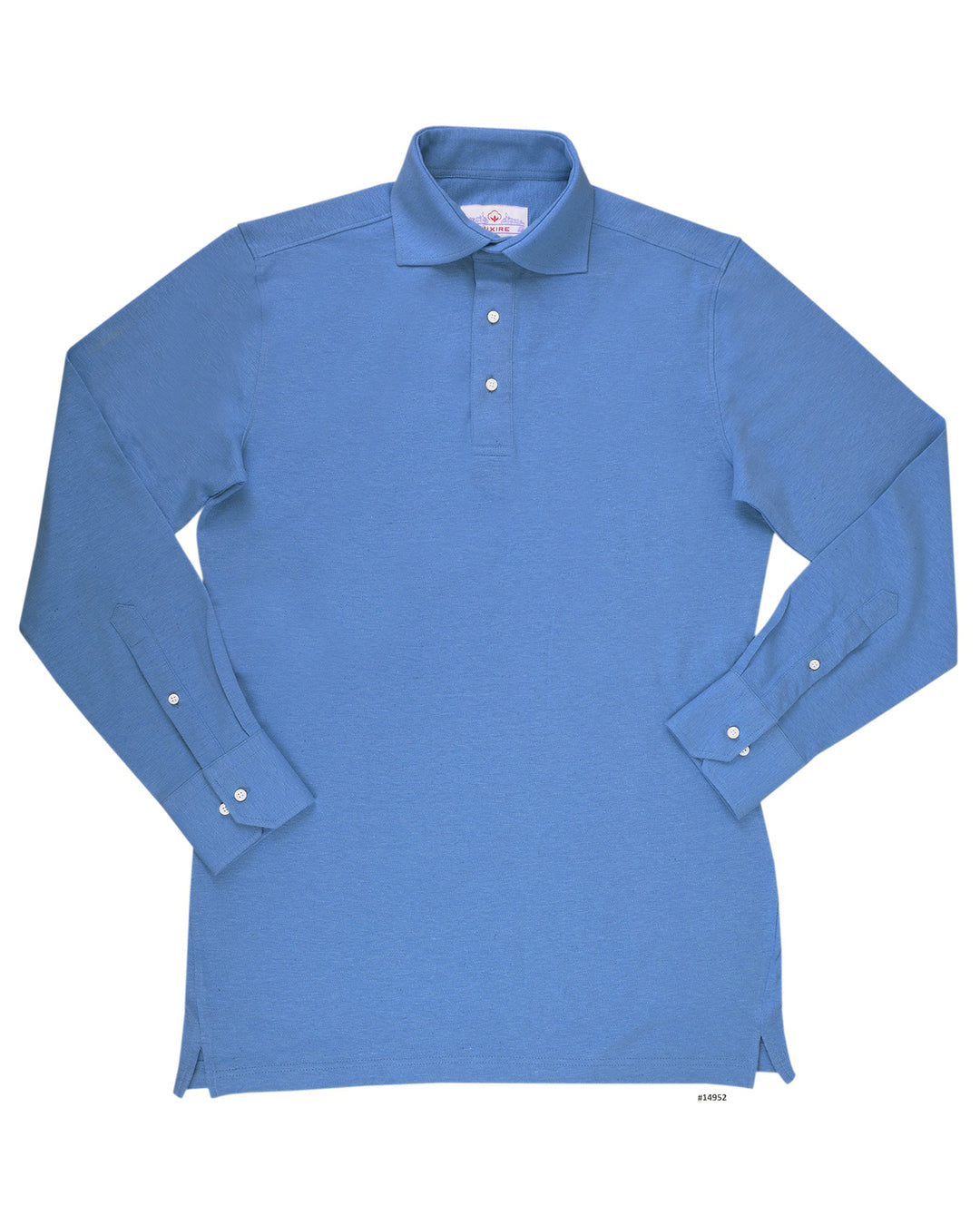 Steel Blue Cotton Polo T-shirt