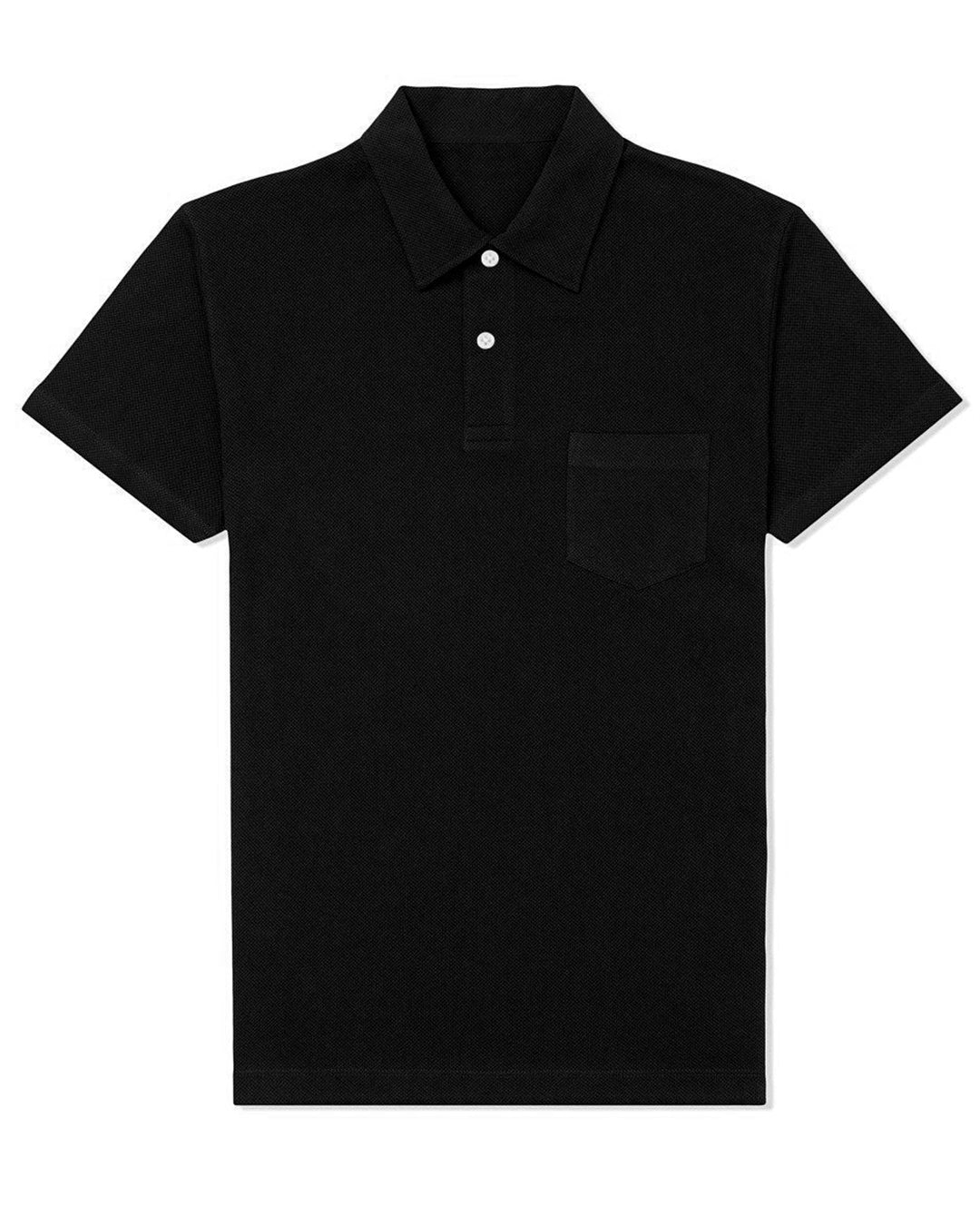 Coal Black Polo T-shirt
