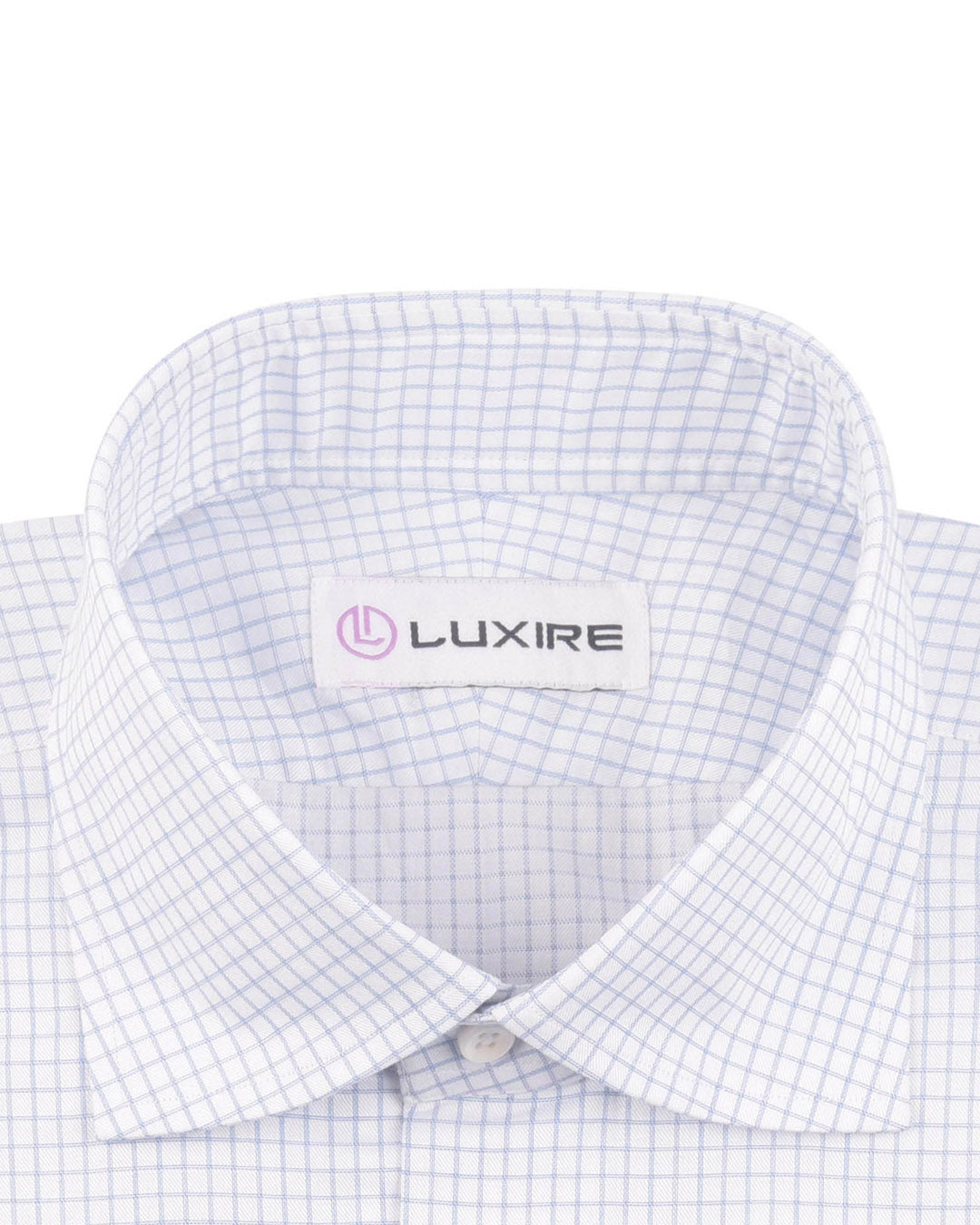 Luxire Presto: Monti Blue Dobby Graph Checks Shirt