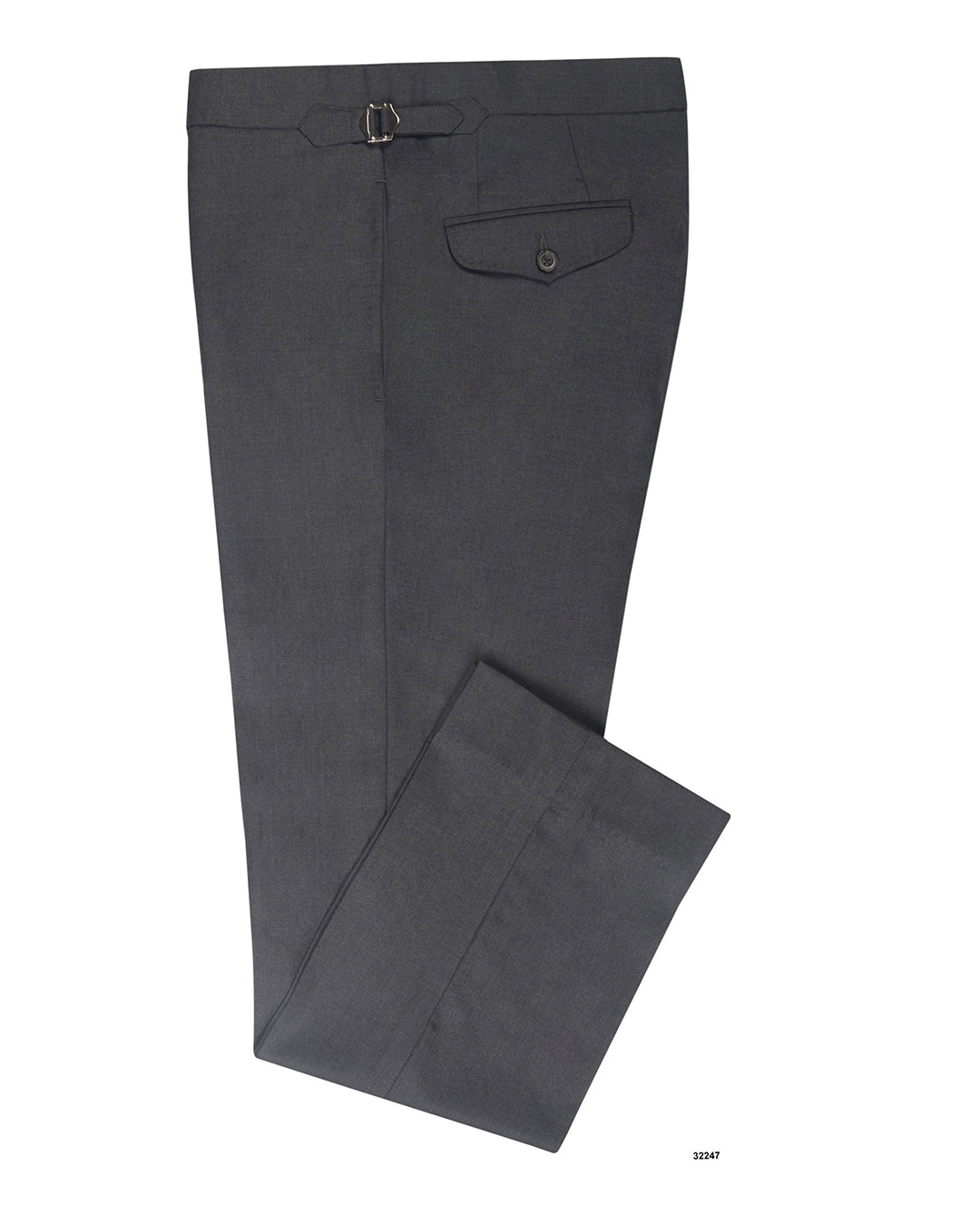 VBC Plain Charcoal Grey Twill Pants