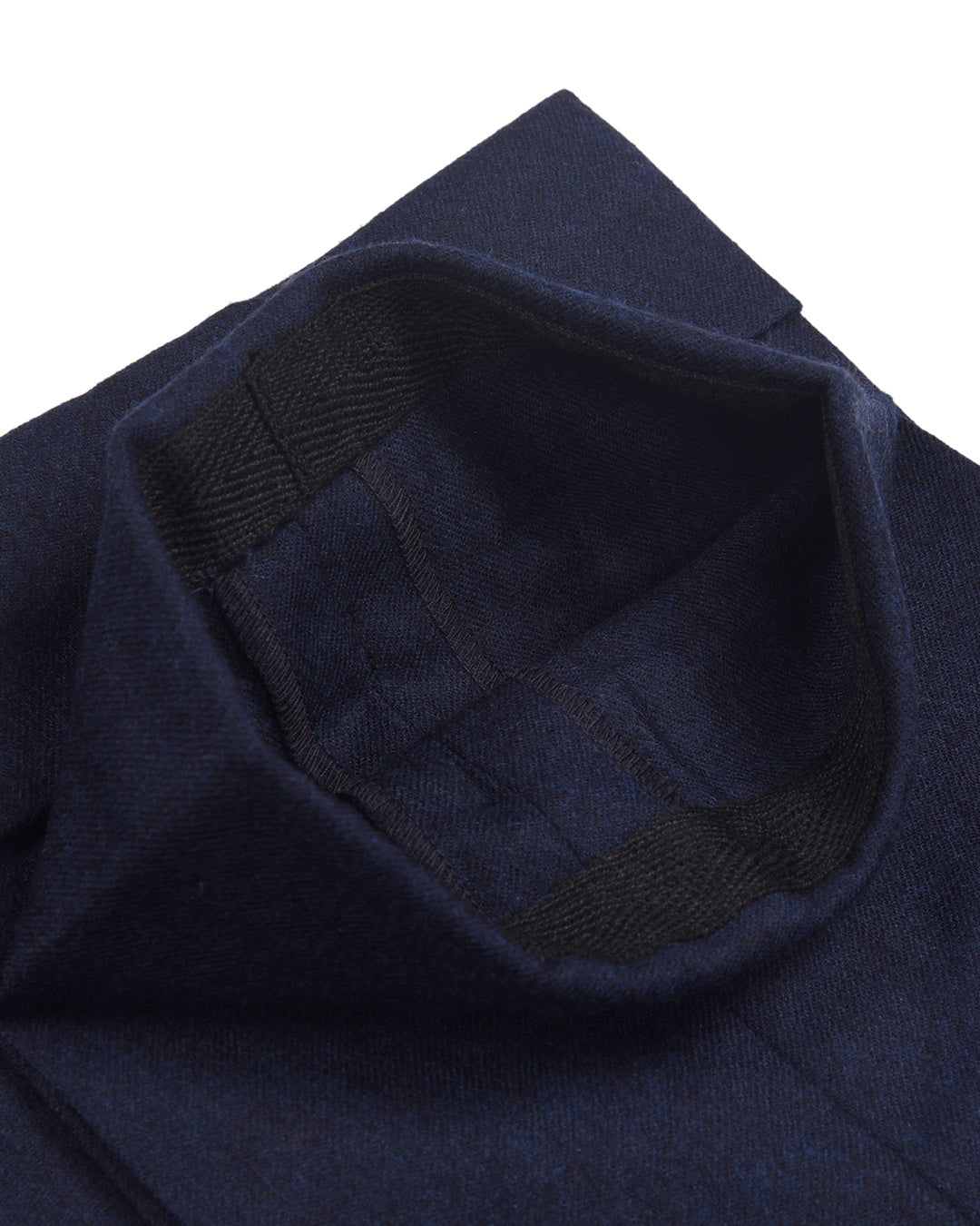 Drago: Super 130s Dark Blue Rugby Flannel