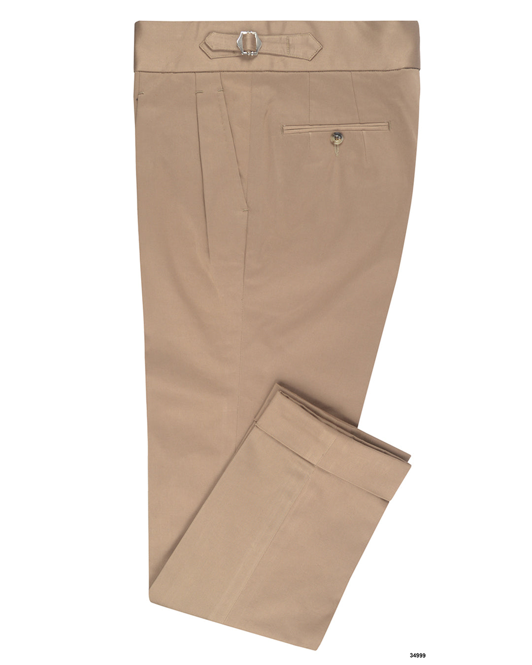 Beige Soft Stretchable Chinos