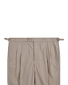 Pantalon habillé beige en tissu ripstop