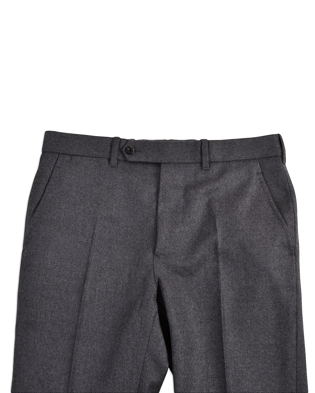 Dugdale Dark Grey Wool Flannel Pant