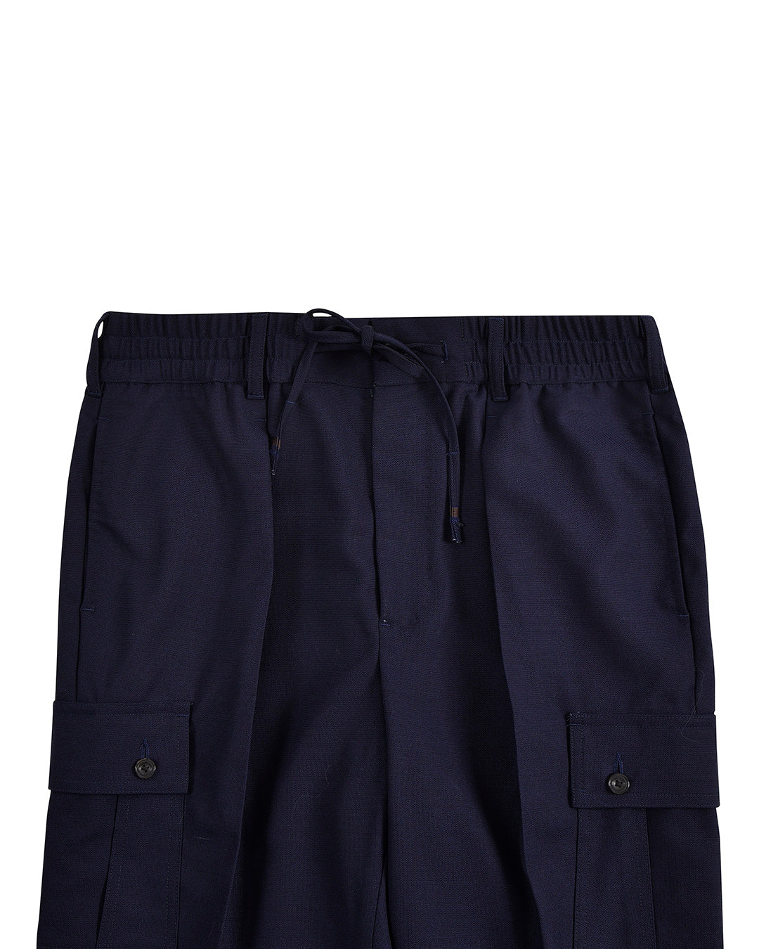 VBC - 4 Ply Tropical Wool: Navy Cargo Pant
