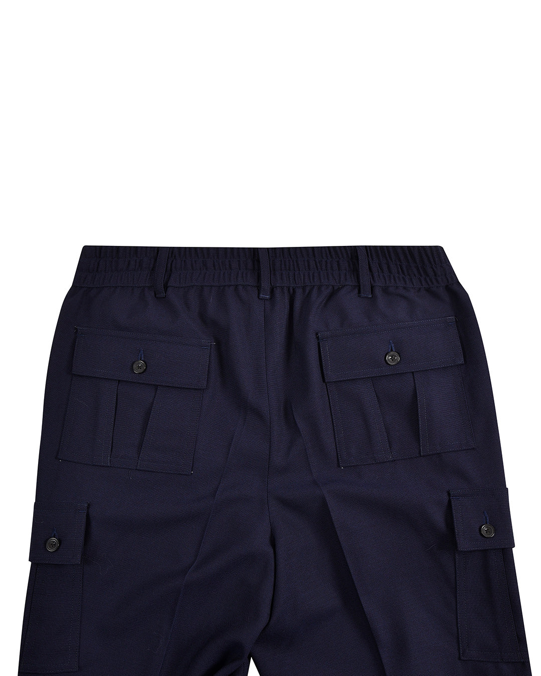 VBC - 4 Ply Tropical Wool: Navy Cargo Pant
