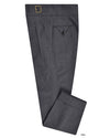Pantalon Gurkha en laine tropicale fine peignée Dugdale New - Gris