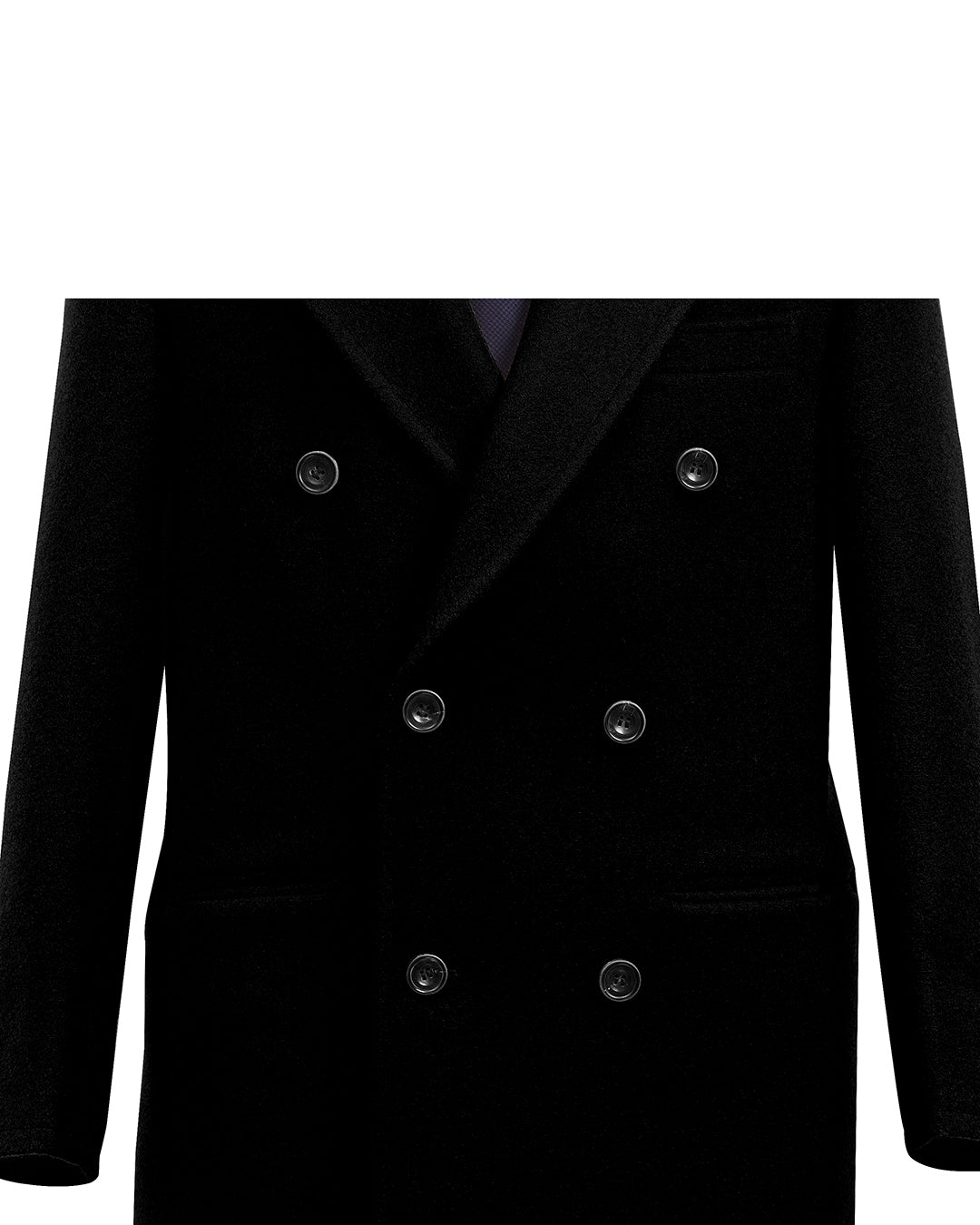 Luxire Wool Black Over Coat