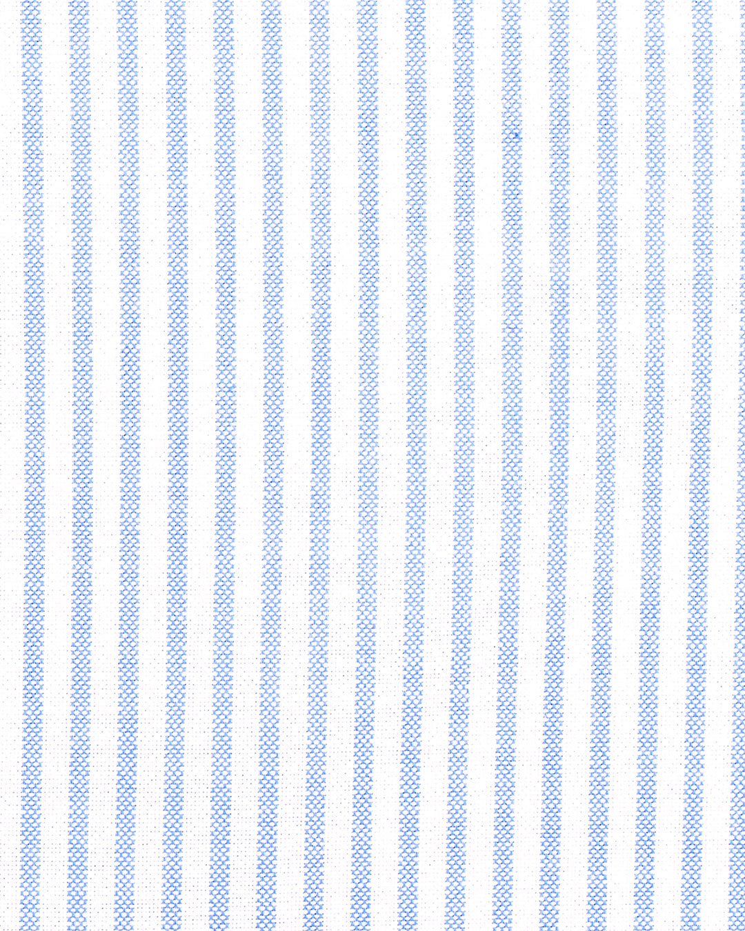 Blue Stripes On Textured White Shirt