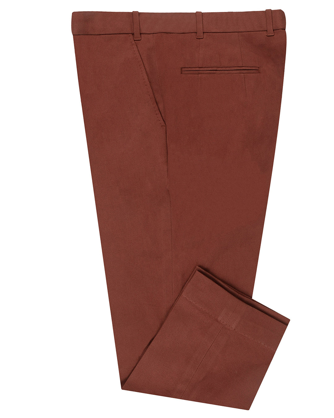 Brown 4-Way Stretchable Soft Chinos