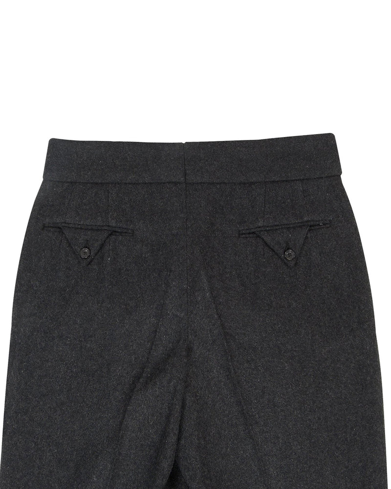 Flanelle de laine grise 