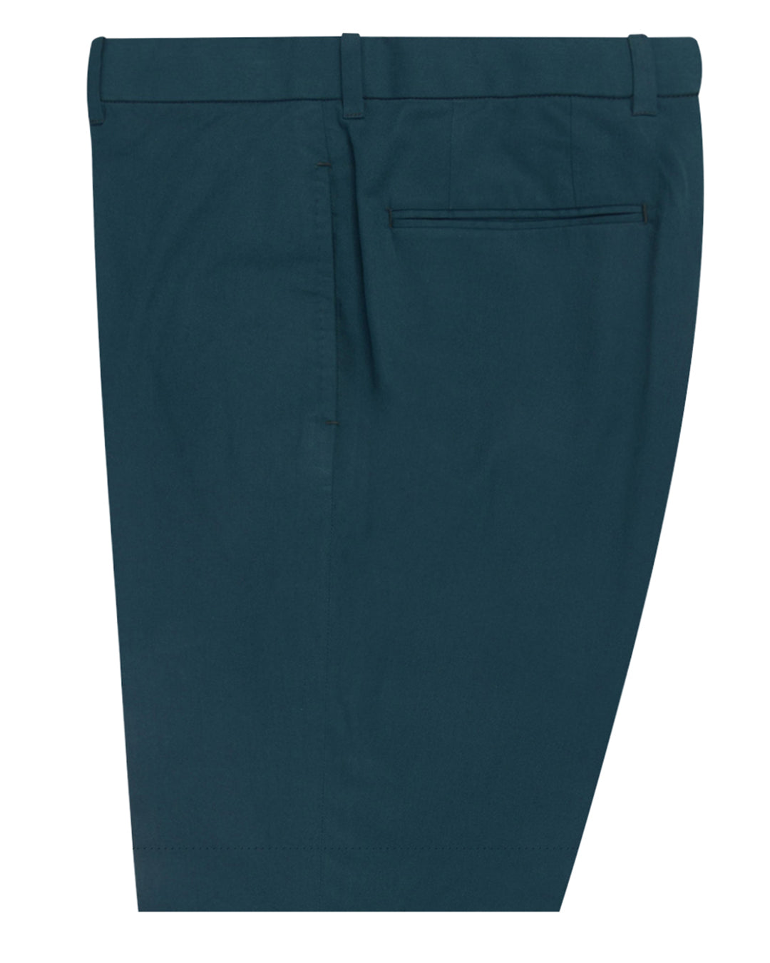 Cotton Twill: Dark Peacock Blue Shorts