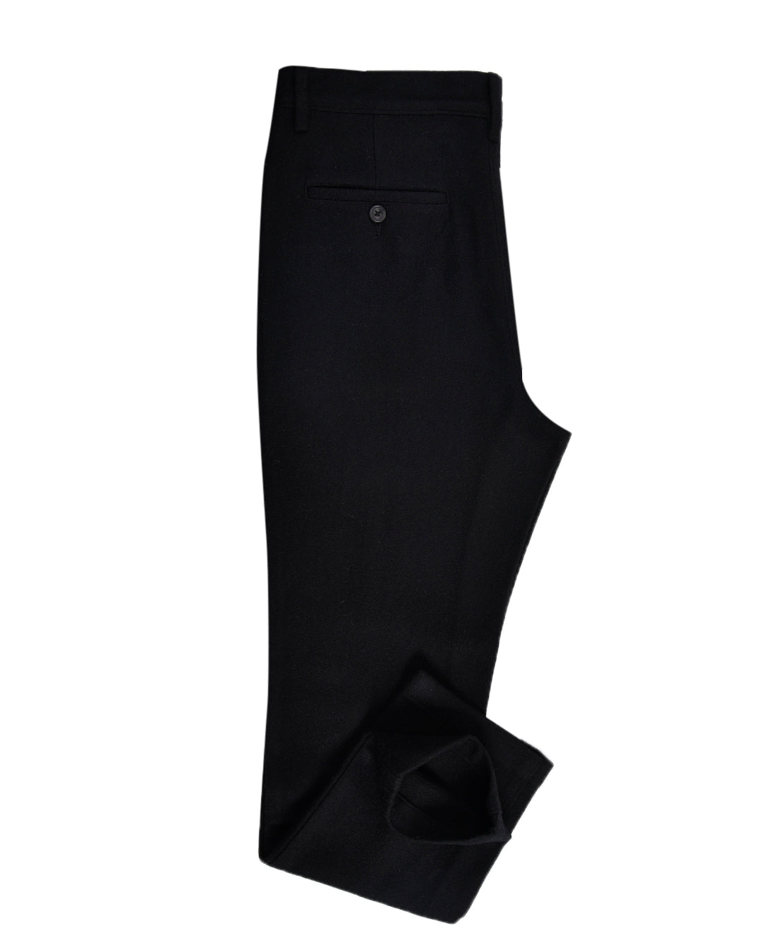 Black Winter Pant in Recycled Wool