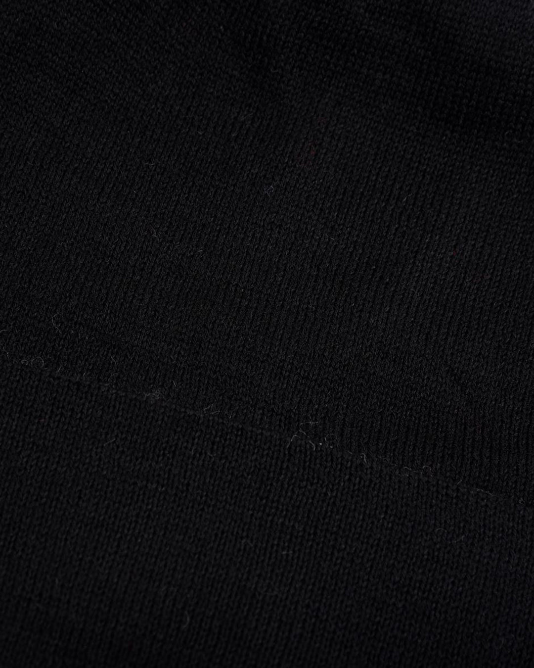 Midnight Black/Grey Wool Cap