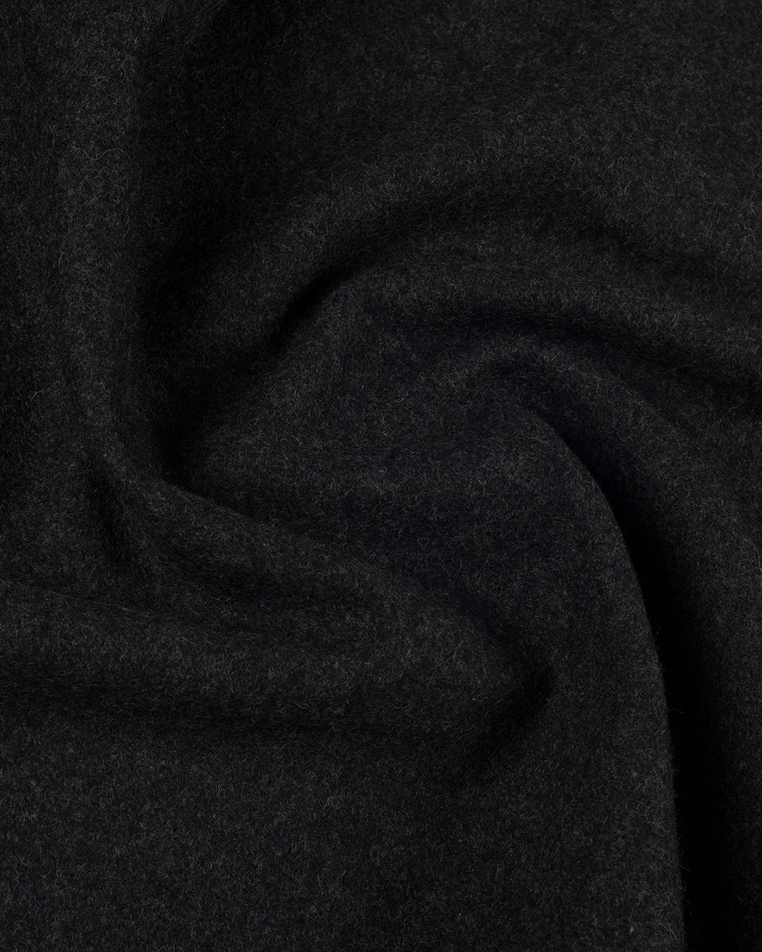 Charcoal Grey Wool Flannel Topcoat