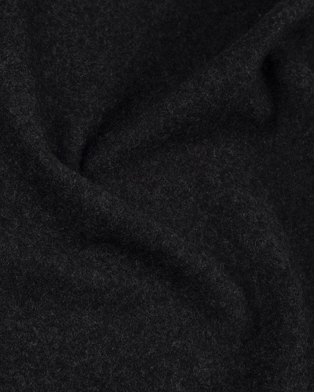 Charcoal Grey 100% Wool Flannel