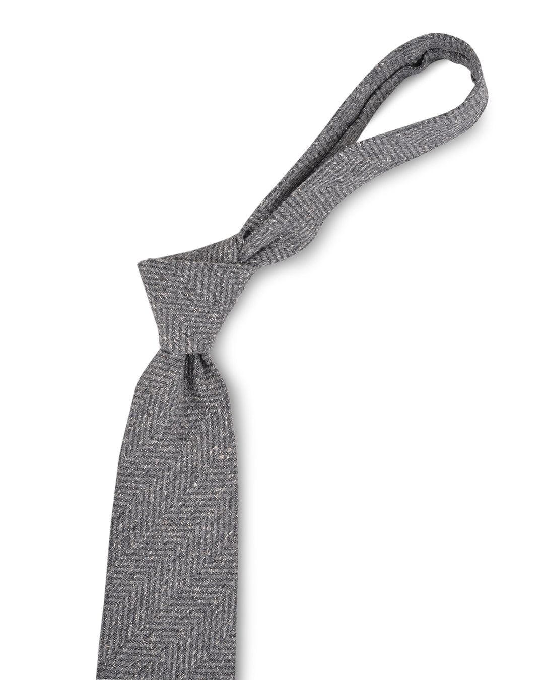 Grey Zig Zag Tie