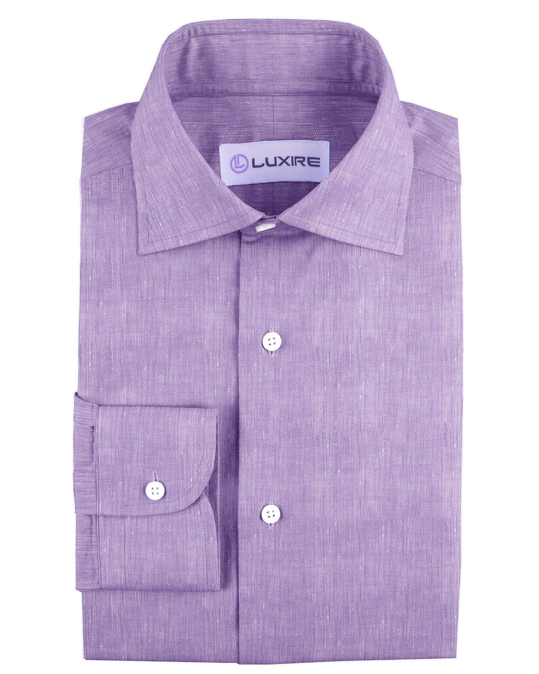 Cotton Linen: Plain Purple Chambray