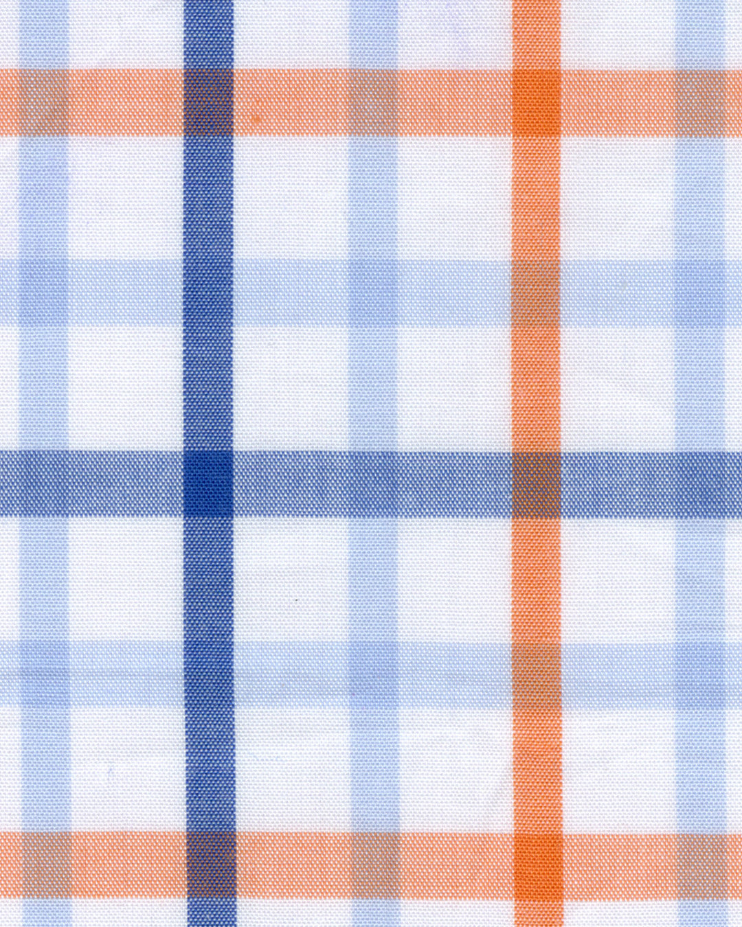 Summer - Orange Blue Big Tattersall