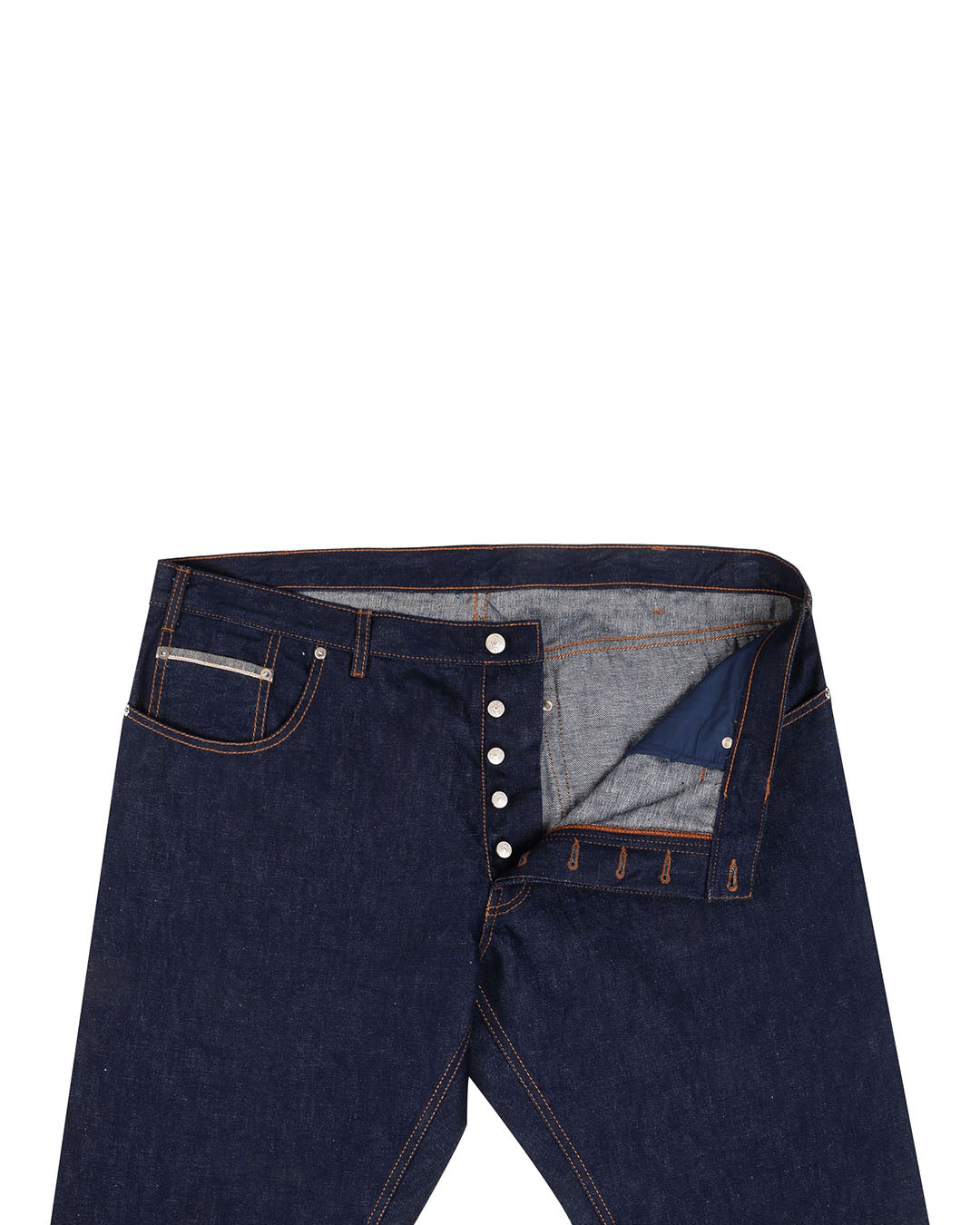 Luxire Selvedge: Slub Linen Cotton Indigo Jeans