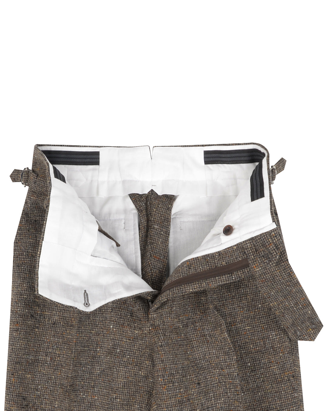 Molloy Plain Donegal Tweed Pants - Taupe