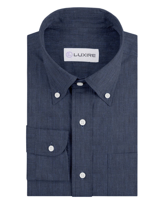 Luxire Presto: Cornflower Blue 100% linen Shirt