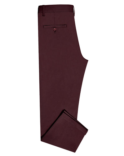 Genua Chino Hose Pflaume