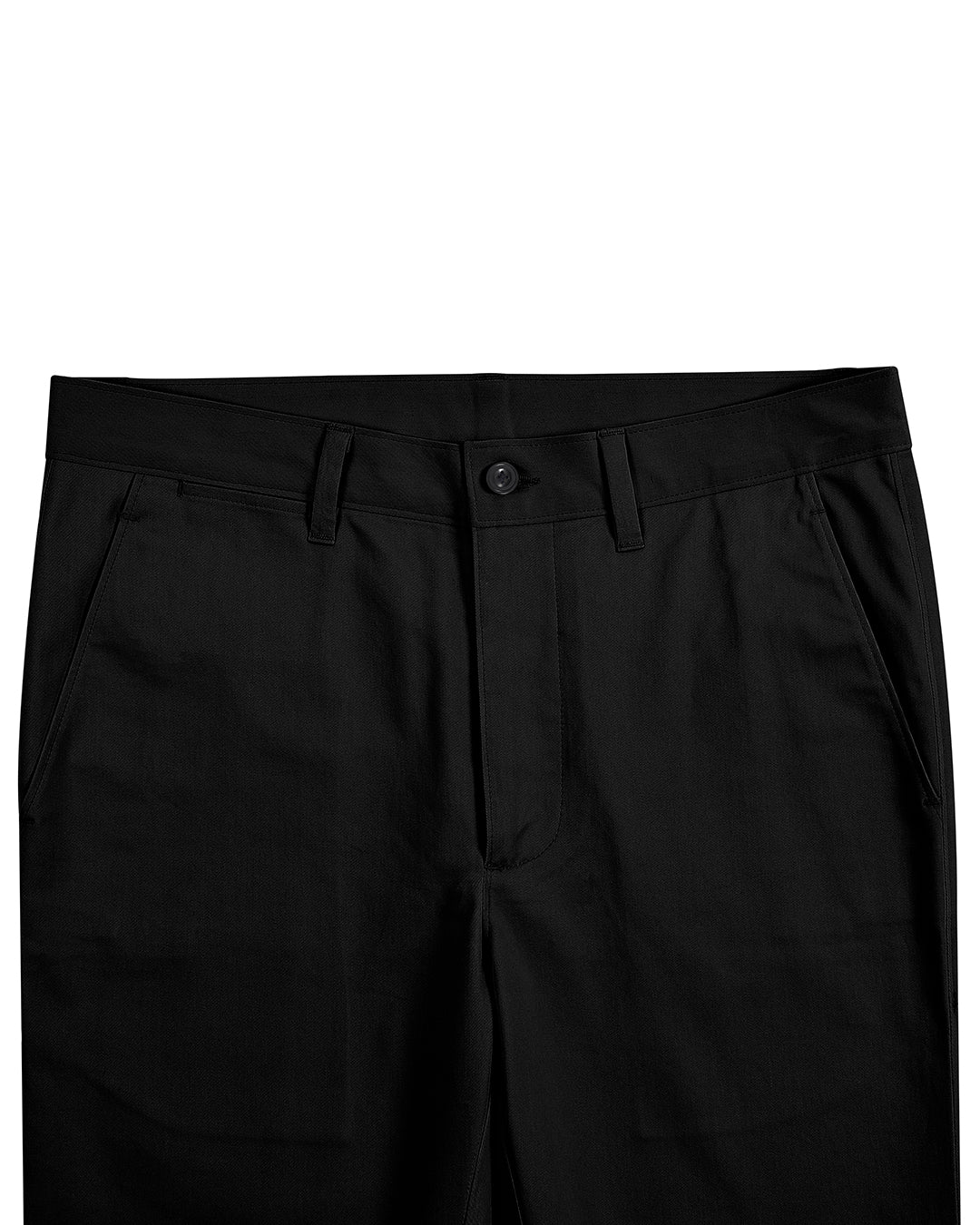 Genua Chino Hose Schwarz