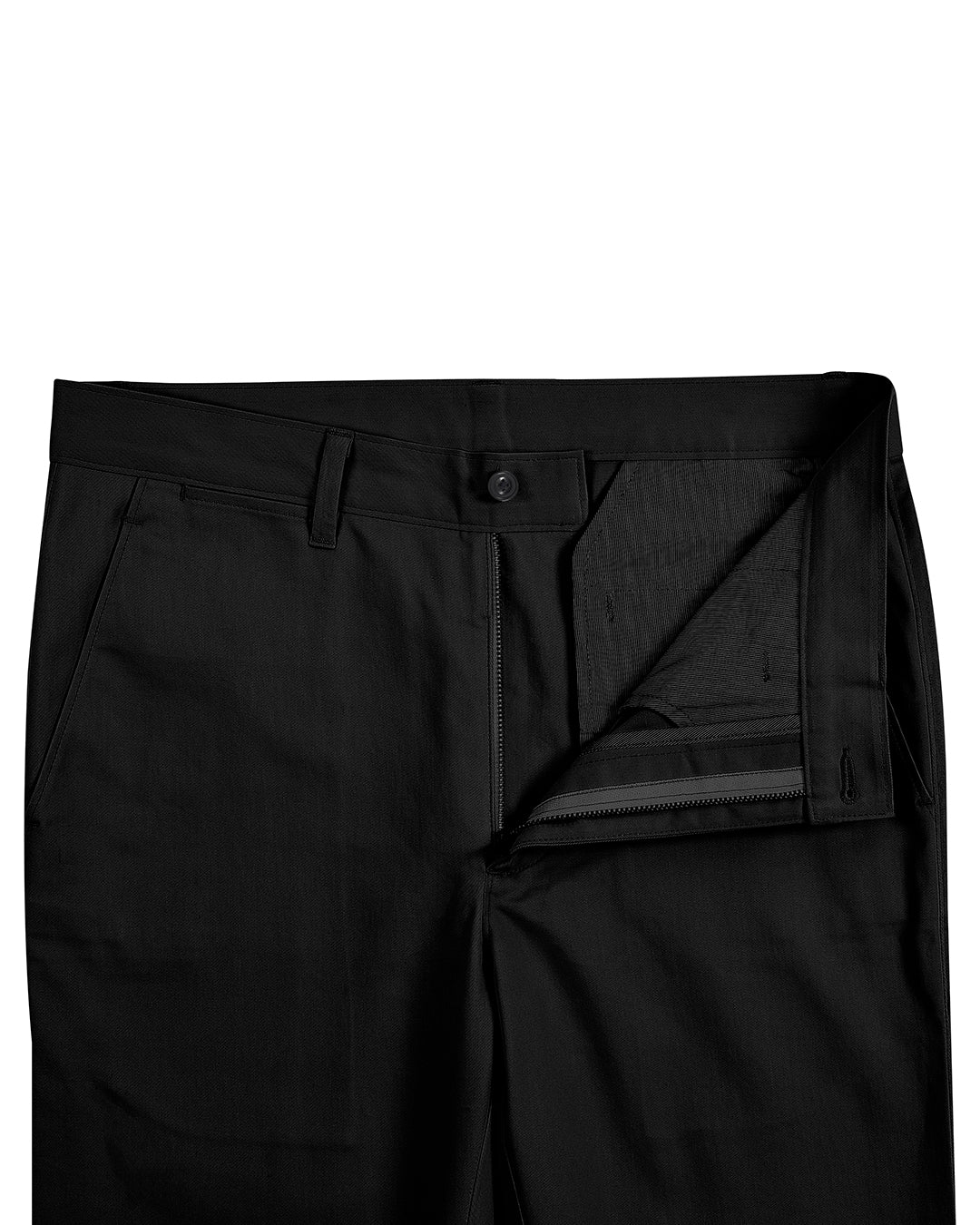 Genua Chino Hose Schwarz