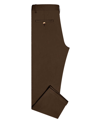 Pantalon chino Genoa marron café