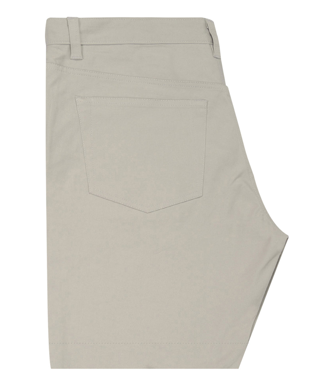 Pastel Stone Grey Twill Shorts