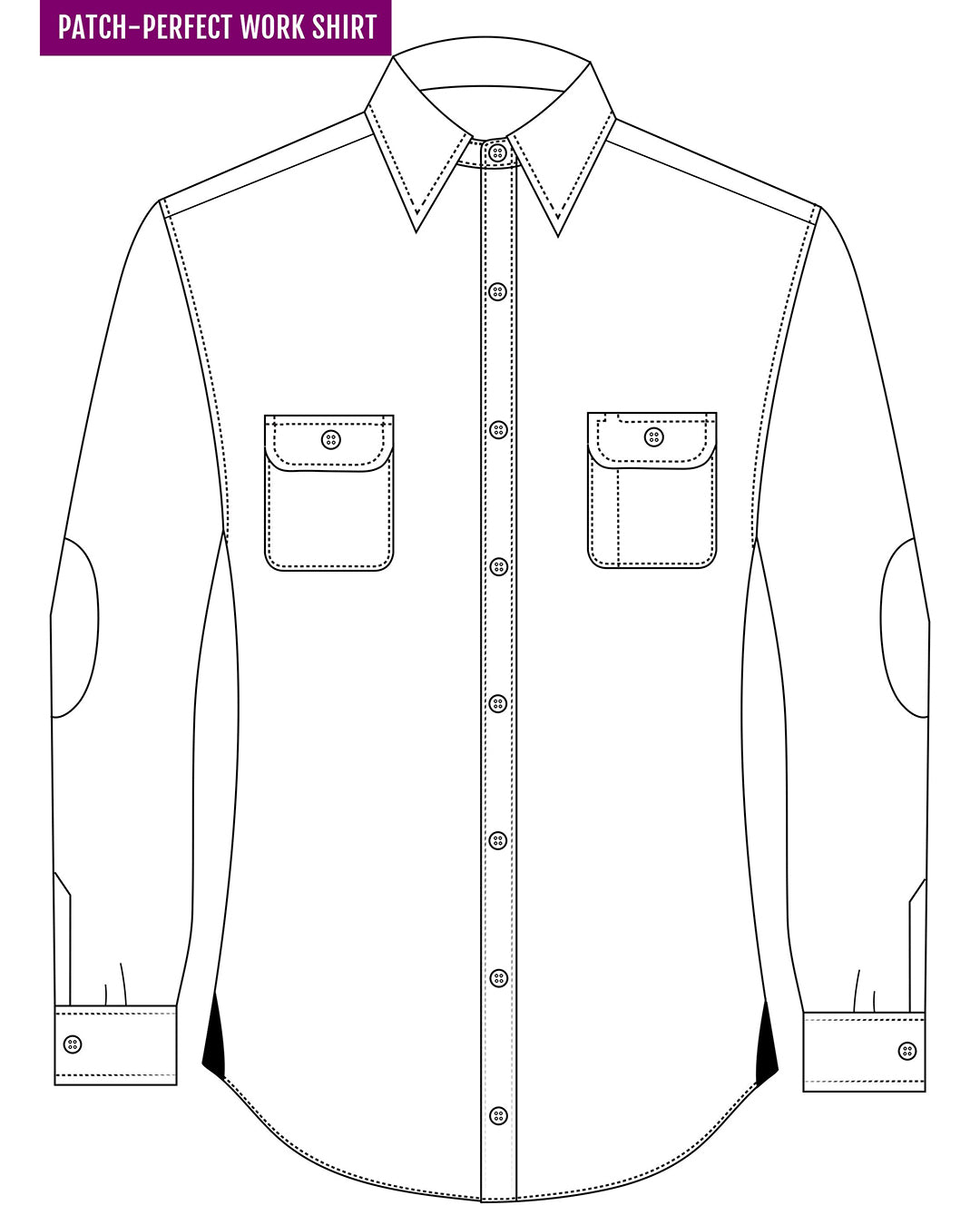 Mini Nightshadow Grey Gingham Flannel Work Shirt