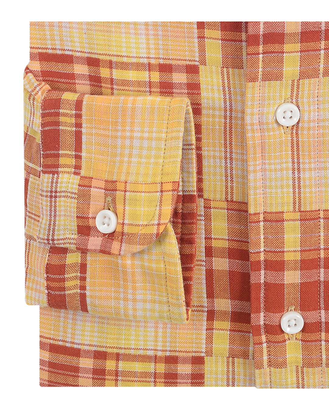 Soft Light Summer:Red Yellow Madras Patch