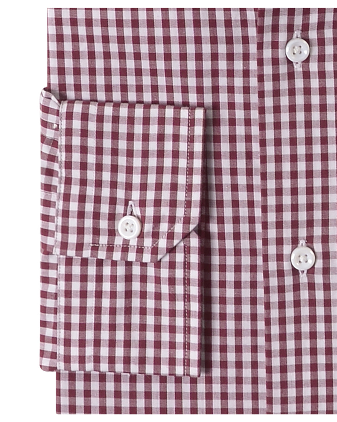 Brick Maroon Gingham Checks