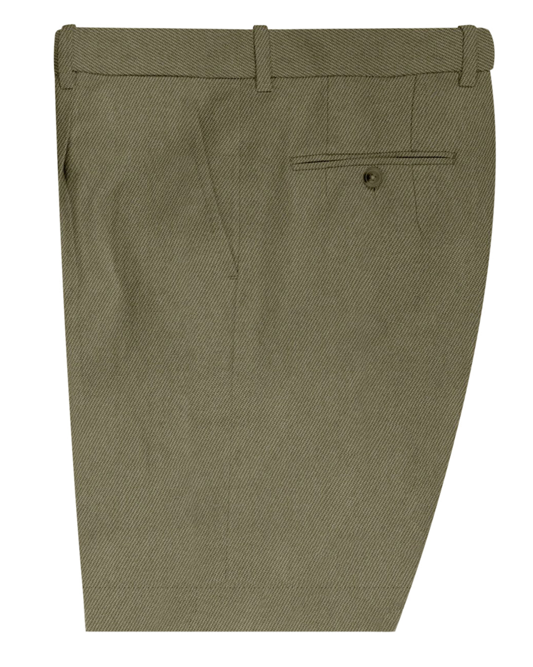 Sondrio: Washed Olive Twill Shorts