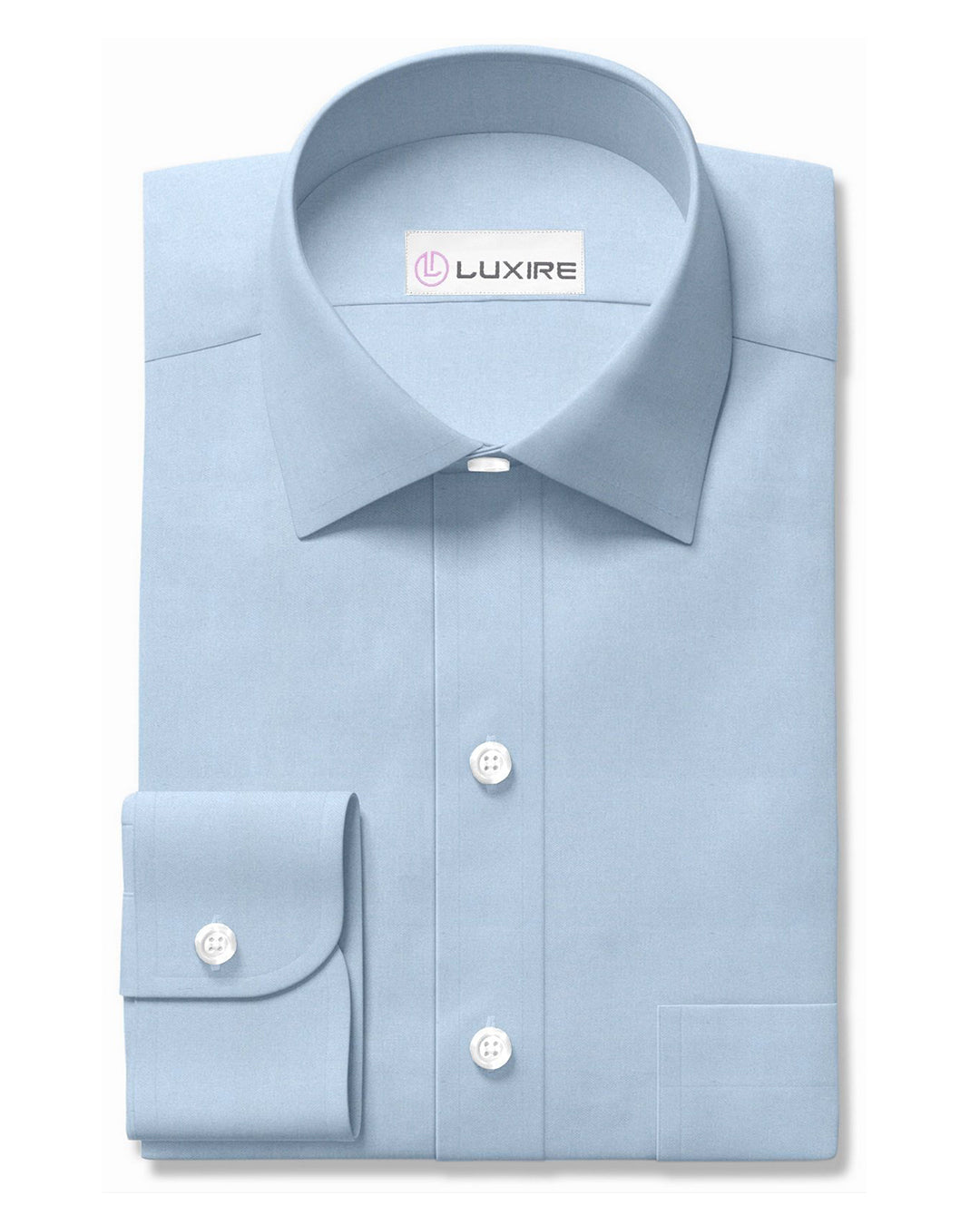 Sky Blue Plain Business Shirt