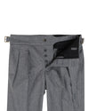 Pantalon Gurkha en Vitale Barberis Canonico - Flanelle Gris