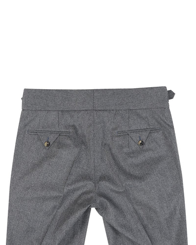 Gurkha-Hose in Vitale Barberis Canonico - Flanellgrau