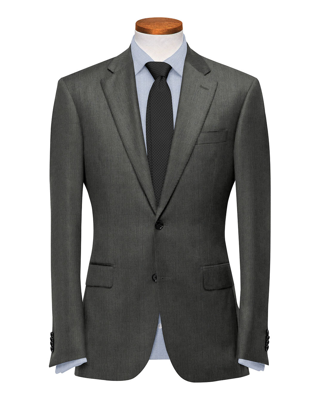 Washable Wool Suit: Mid Grey