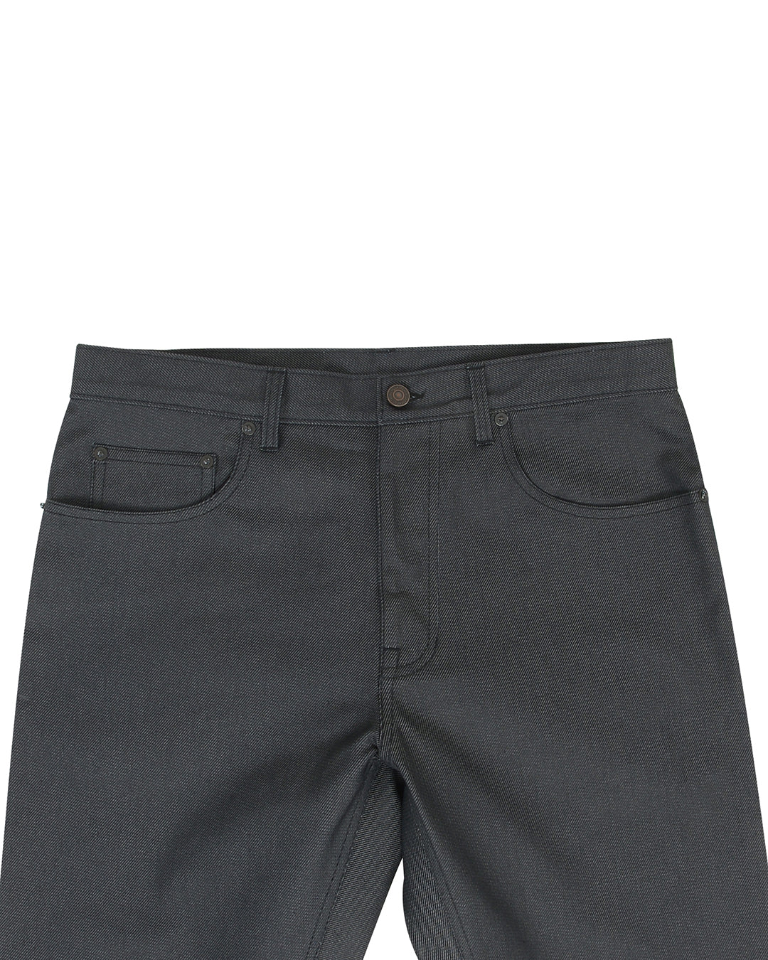 Waxed Jeans Charcoal Grey