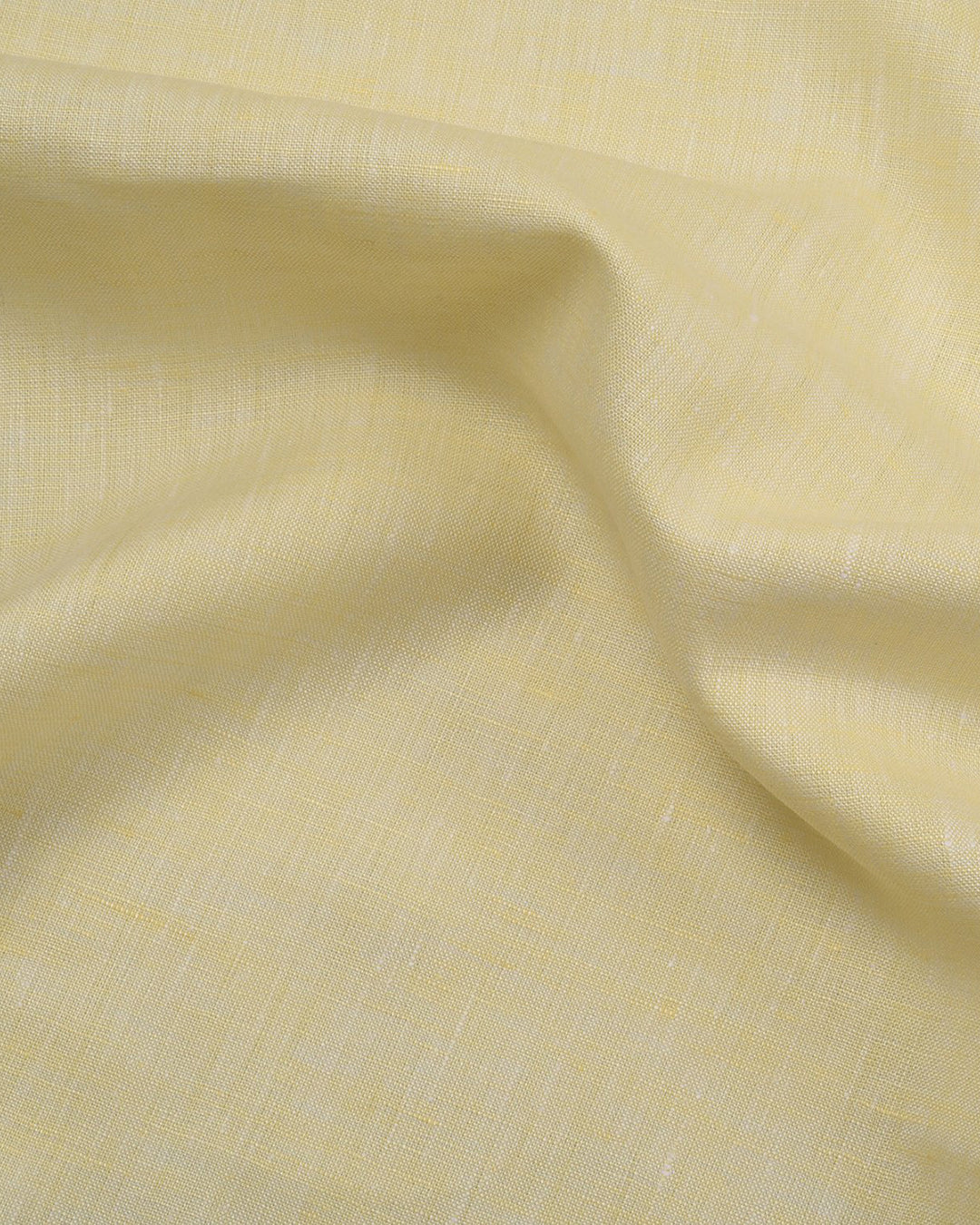 Camp collar PRESET STYLE in Pale Yellow Linen