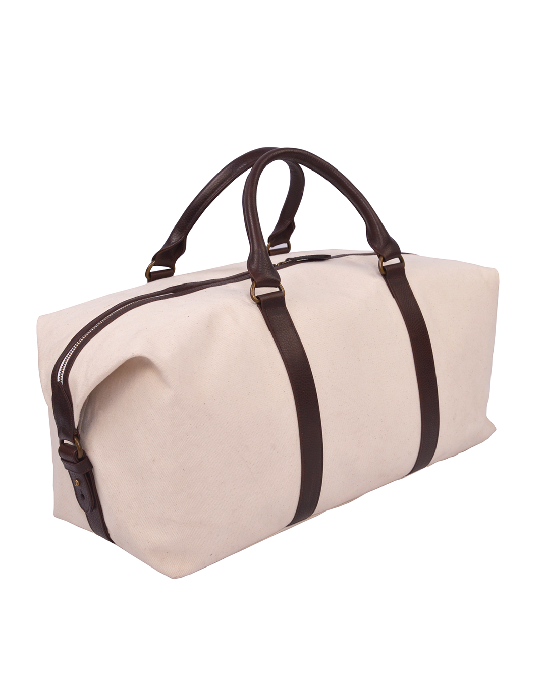Leather Trimmed Holdall Bag