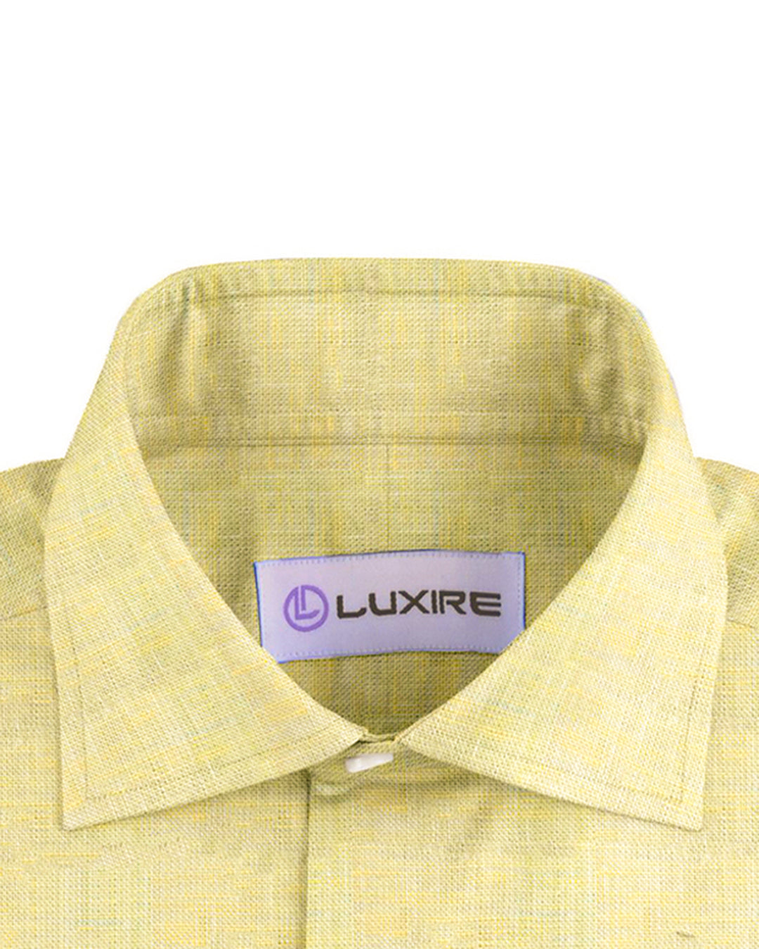 Linen: Pale Yellow End on End