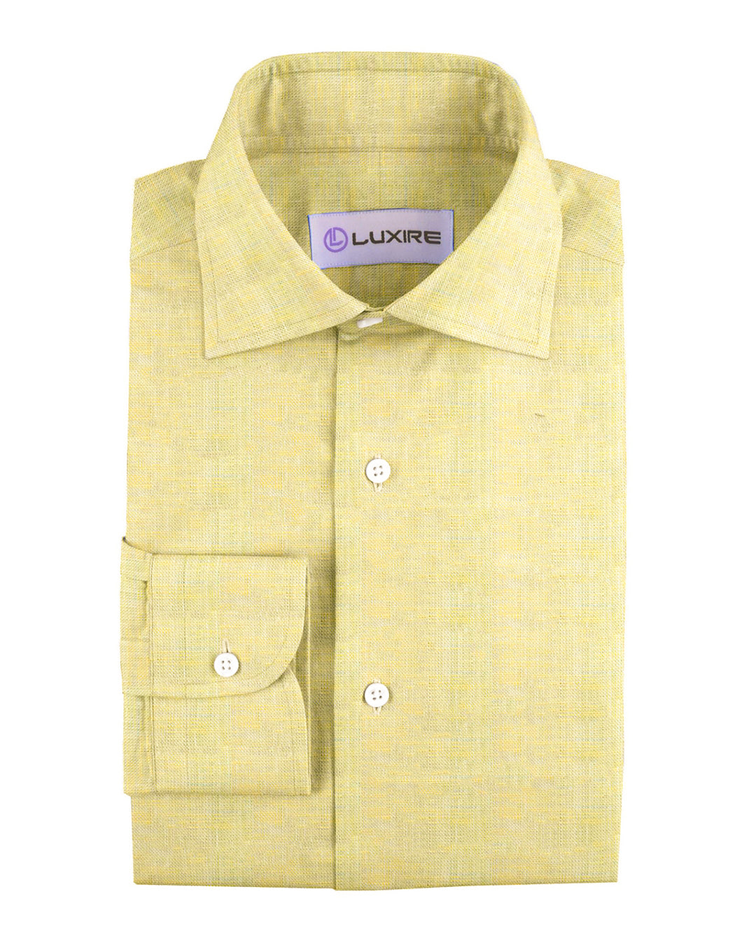 Linen: Pale Yellow End on End