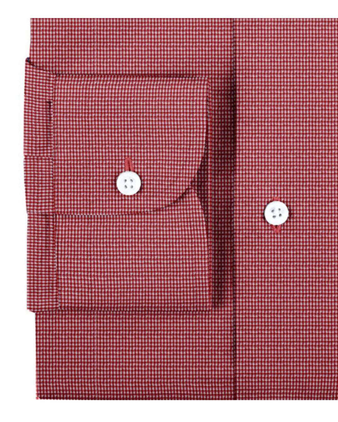 Cotton Linen: Red White Micro Checks