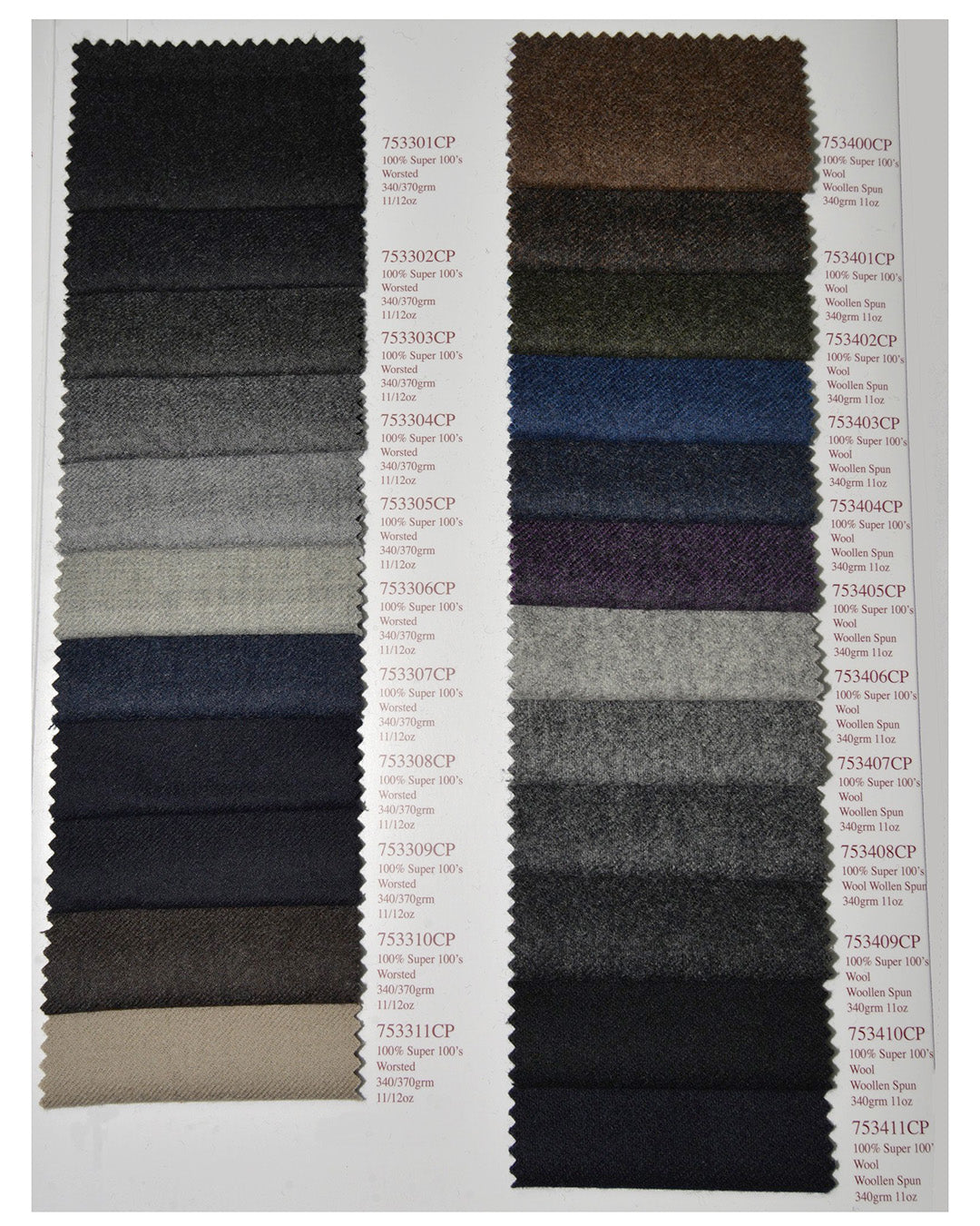 Holland Sherry Classic Worsted Flannel Wool Wool Grey