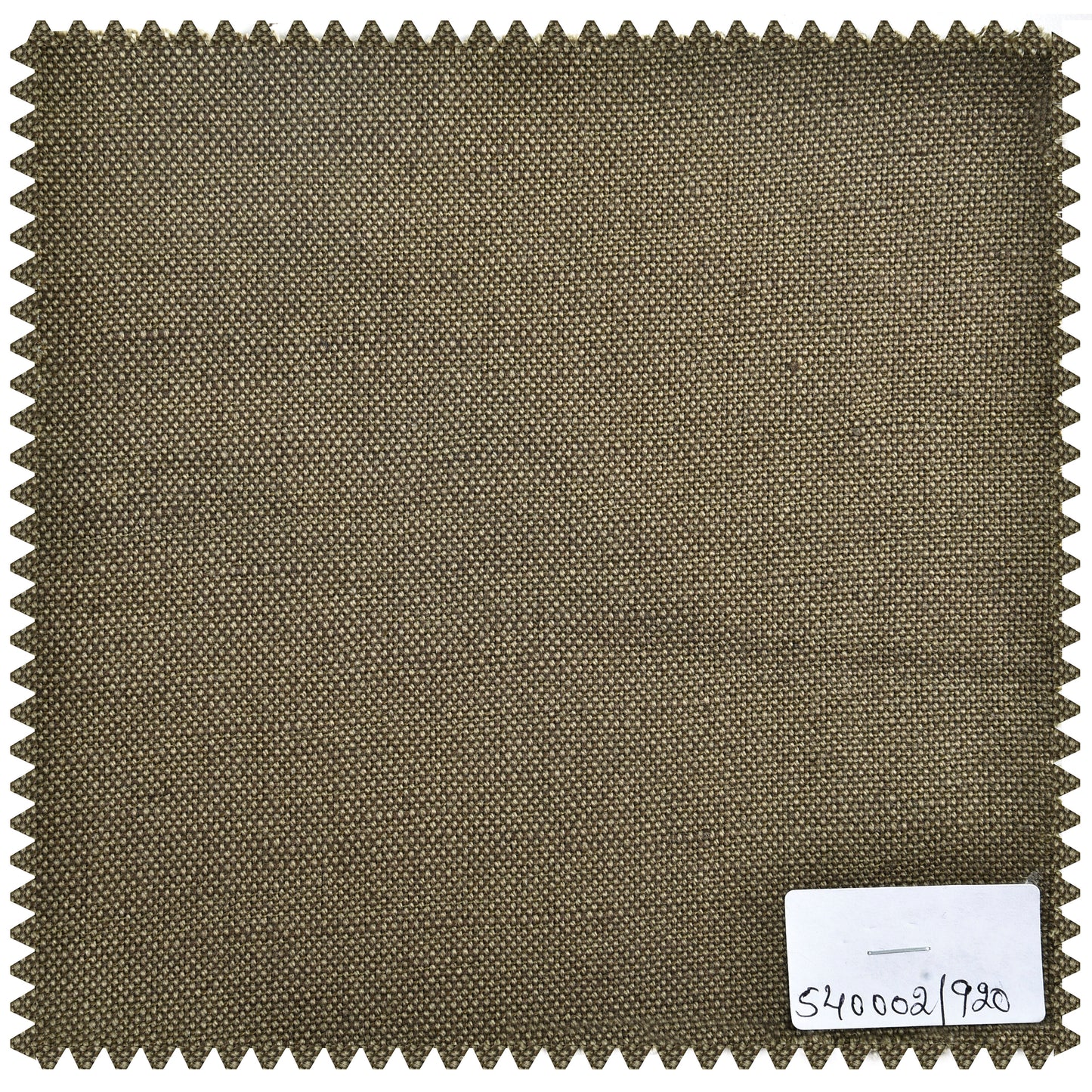 Close up fabric custom linen canvas pants for men by Luxire in military olive
